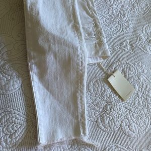MOTHER white jeans